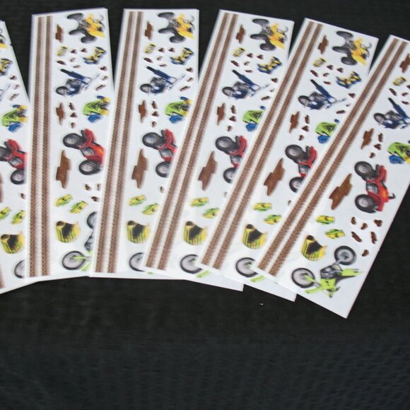 CREATIVE MEMORIES Great Lengths DIRT BIKES, 6 strips - Picture 2 of 2